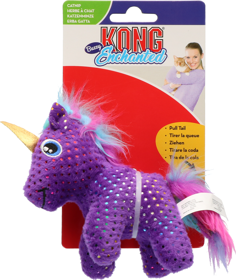 KONG Enchanted Buzzy Unicorn