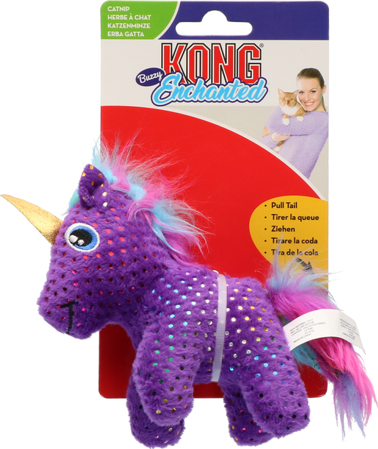 KONG Enchanted Buzzy Unicorn