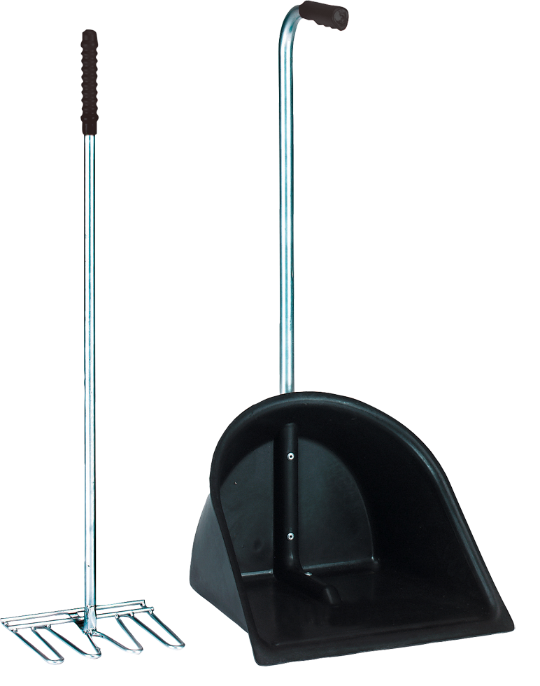 Mistboy shovel 78 cm + scraper 85 cm black