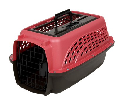 Petmate 2 Door Top Load Kennel XS Pink