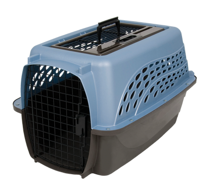 Petmate 2 Door Top Load Kennel S Blue