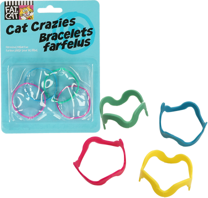 FatCat Cat Crazies Bracelets (multicolor) 4st