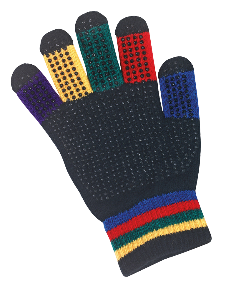 Riding glove Magic Grippy Rainbow kids