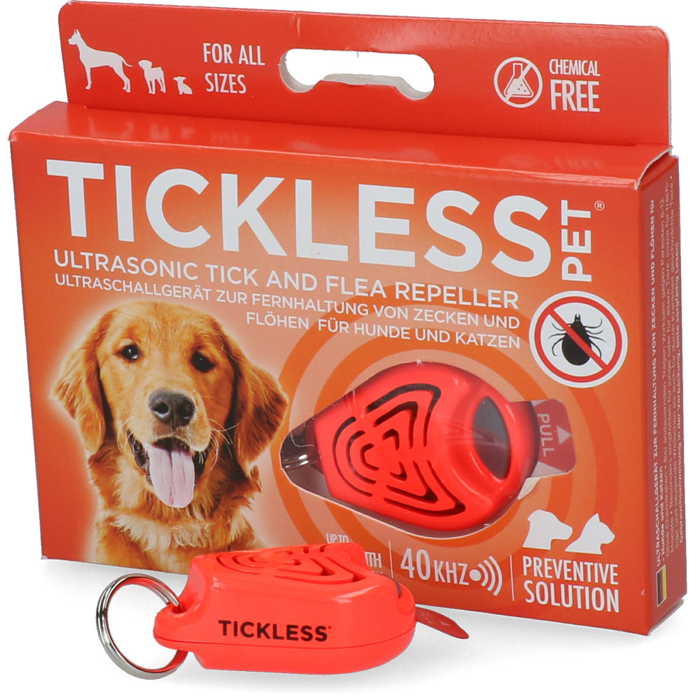 Tickless Pet pink up to 12 Months protection