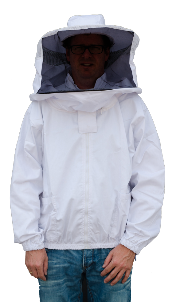 Wasp beekeeper Jacket with hor.+ vert. zipper size L