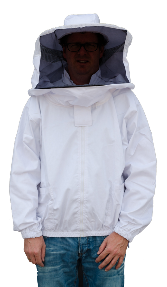 Wasp beekeeper Jacket with hor.+ vert. zipper size L