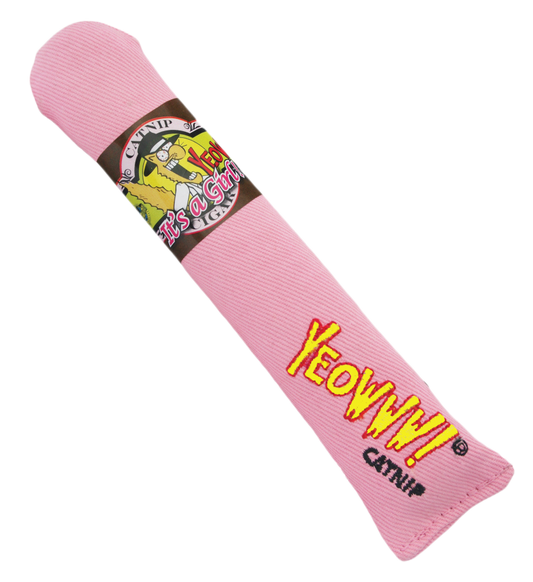 Yeowww &quot;Its A Girl&quot; Pink Cigar Singles