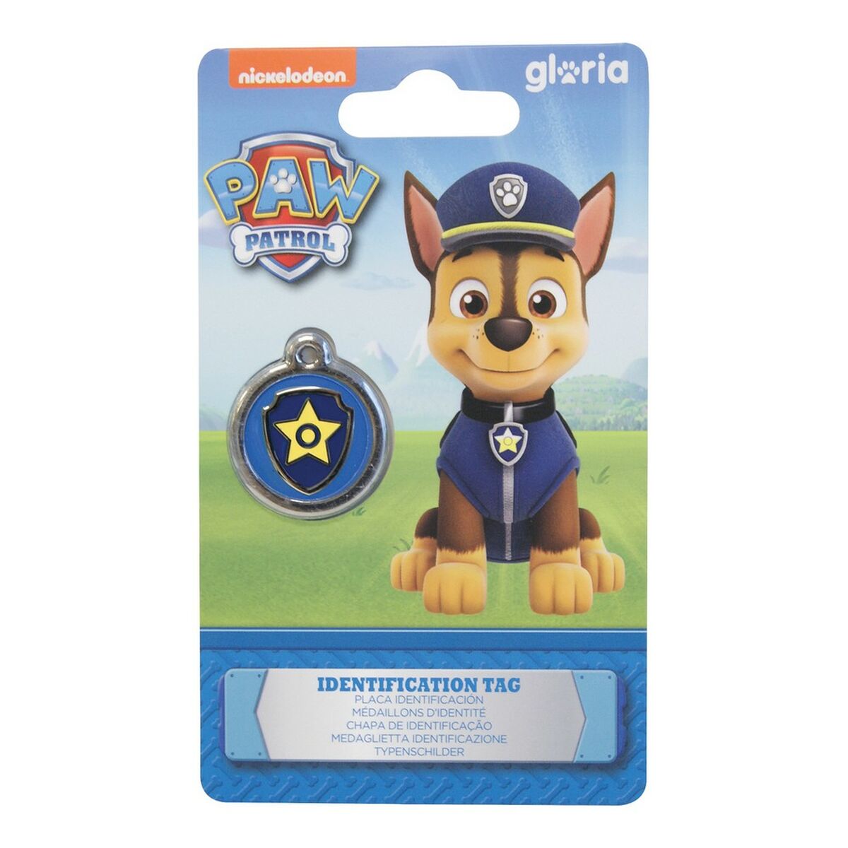 Identification plate for collar The Paw Patrol Chase Size M