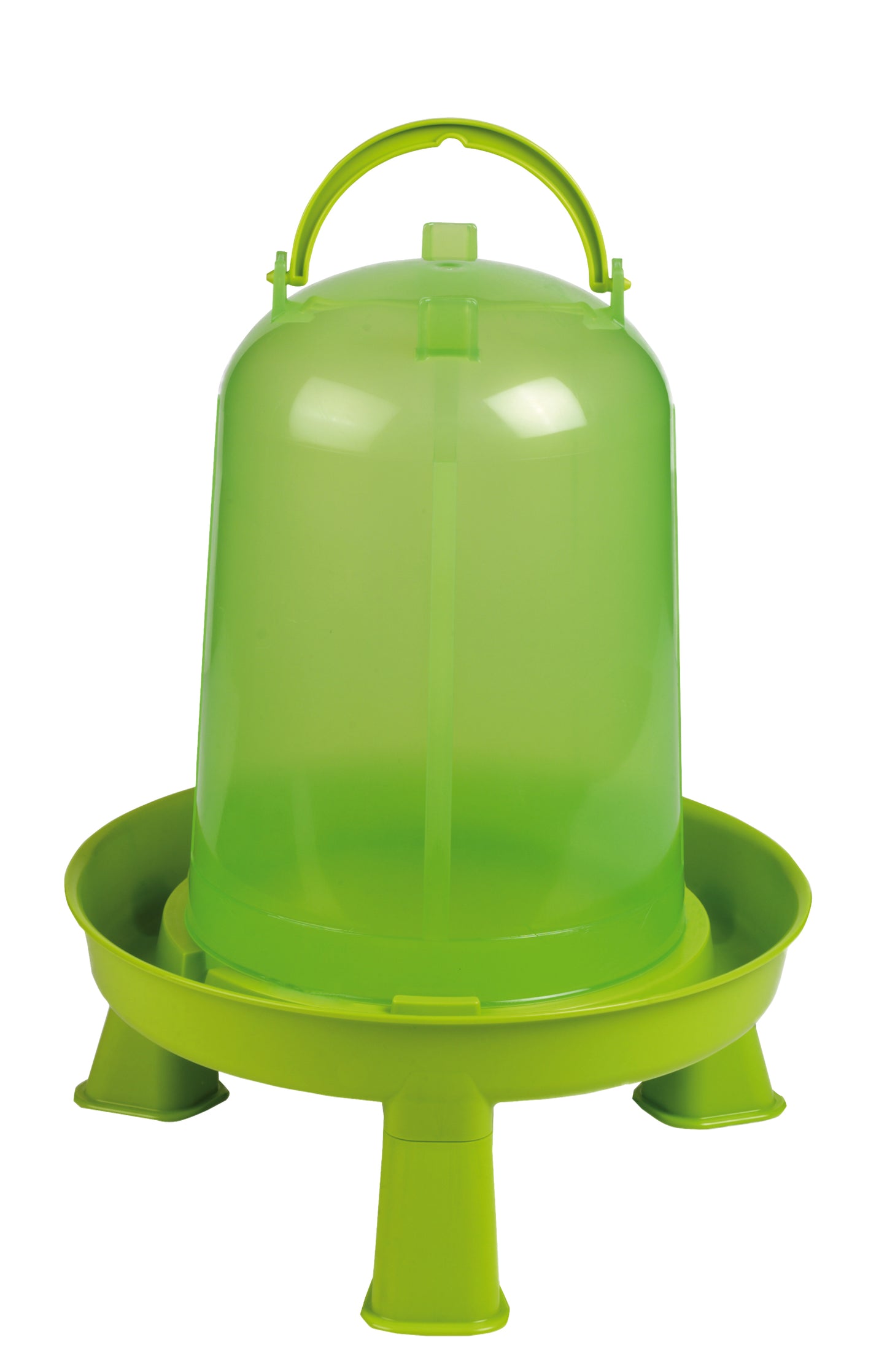 Poultry drinker with legs 3 l green lemon