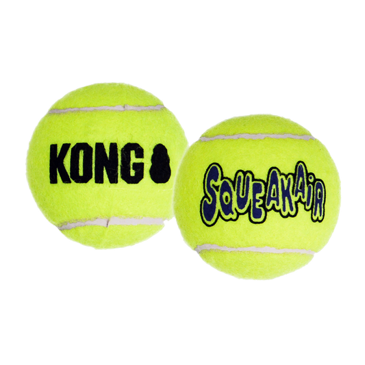 KONG Air Squeaker Tennis Ball L 7,6 cm 2 pcs.