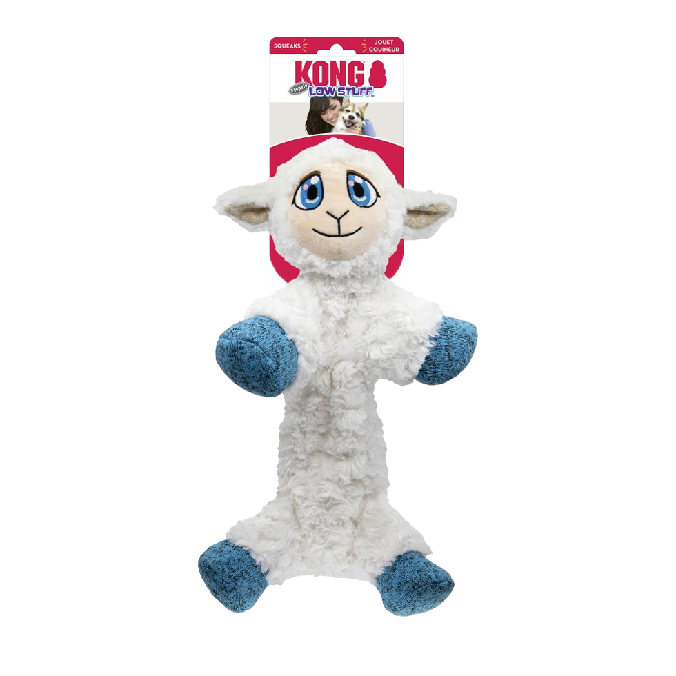 KONG Low Stuff Flopzie Lamb Md