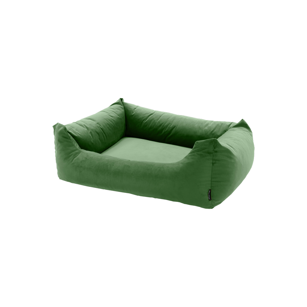 Madison Velours Dog Bed Green S