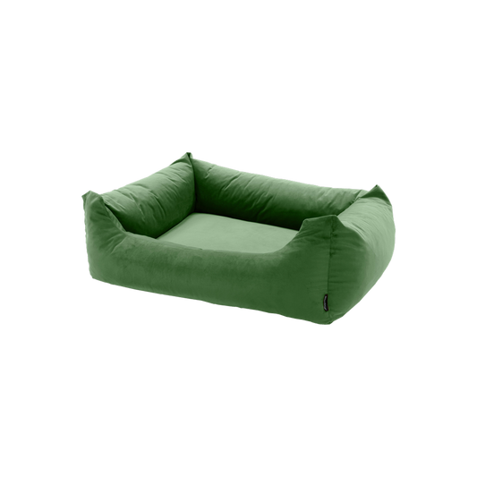 Madison Velours Dog Bed Green S