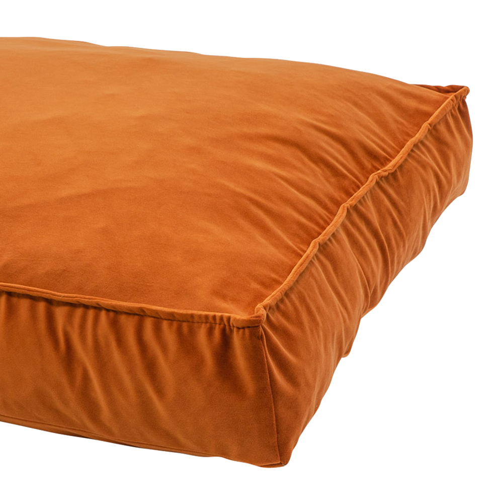 Madison Velours Lounge Cushion Orange S