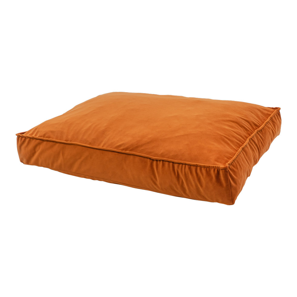 Madison Velours Lounge Cushion Orange L