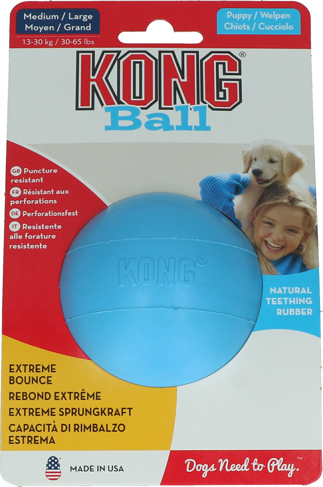 KONG Puppy Ball w/ Hole M/L