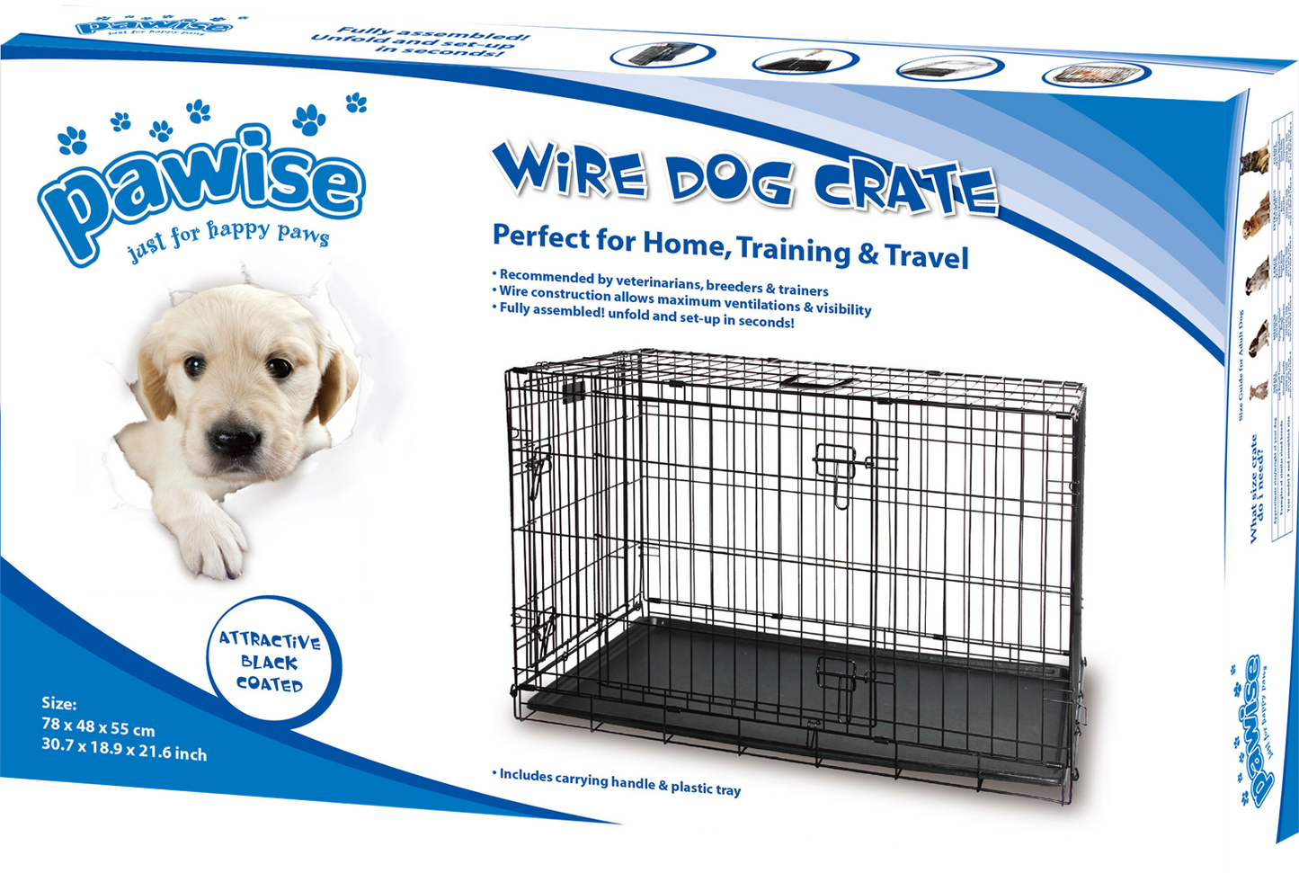 Pawise Wire Dog Crate M