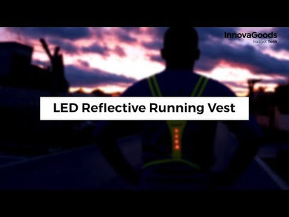 InnovaGoods LED Reflective Running Vest